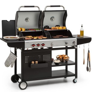 Mr.-Burns-Luxus-Edelstahl-BBQ-Kombigrill-fuer-Propan-Holzkohle-mit-3-Brenner-1