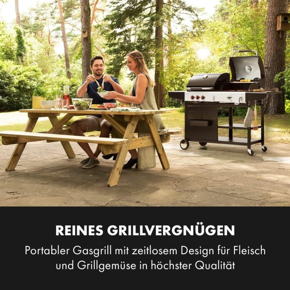 Mr.-Burns-Luxus-Edelstahl-BBQ-Kombigrill-fuer-Propan-und-Holzkohle-5-Brenner-Seitenbrenner-4