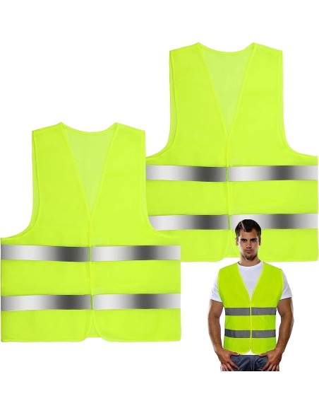 Sicherheitsweste-Reflektorweste-Warnweste-Neo-Signal-Gelb-Pannenweste-Auto-Unfallweste-2