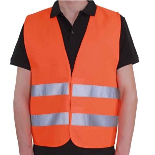 Sicherheitsweste-Reflektorweste-Warnweste-Pannenweste-Baustellen-Weste-orange 2