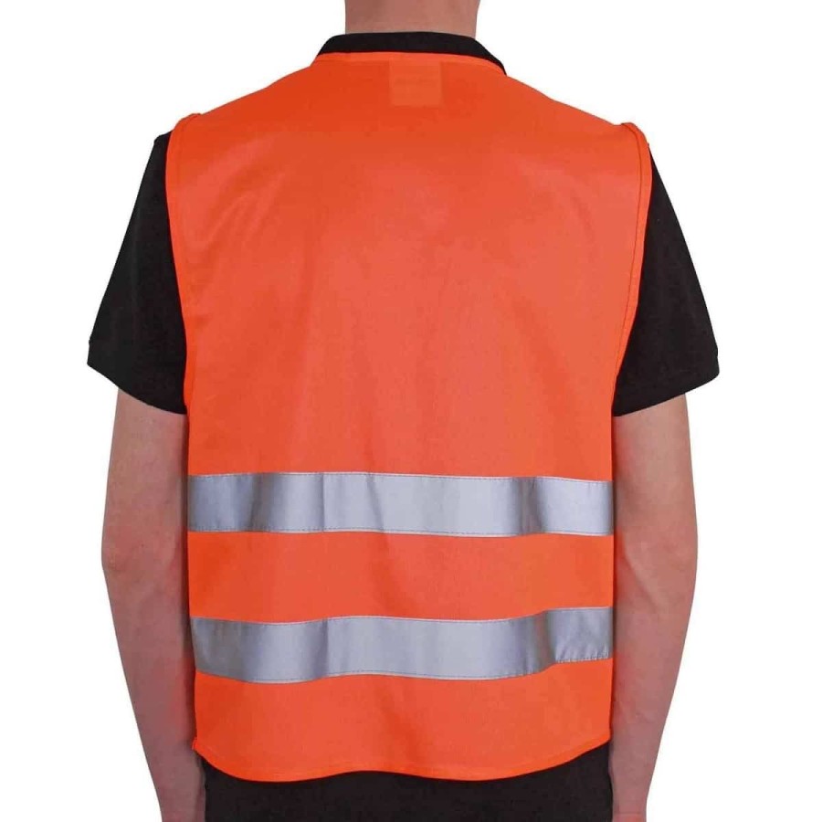 Sicherheitsweste-Reflektorweste-Warnweste-Pannenweste-Baustellen-Weste-orange-2