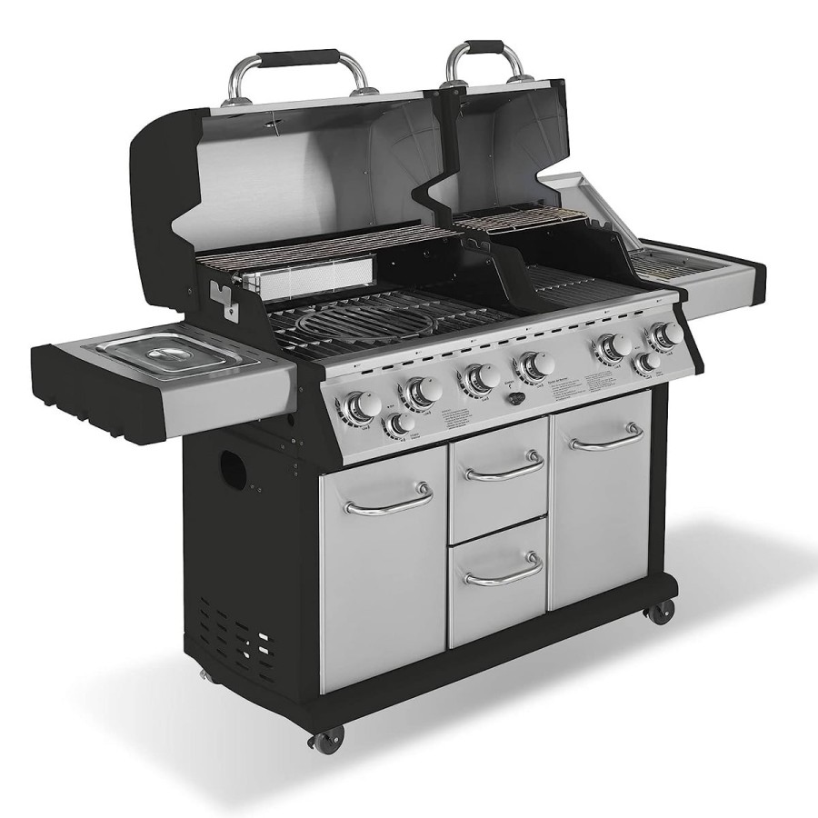 Mr.-Burns-Luxus-Edelstahl-BBQ-Grill-Propan-Gas-mi6-Brenner-Seitenbrenner-Backburner-LED-Infrarot-1