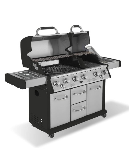 Mr.-Burns-Luxus-Edelstahl-BBQ-Grill-Propan-Gas-mi6-Brenner-Seitenbrenner-Backburner-LED-Infrarot-1