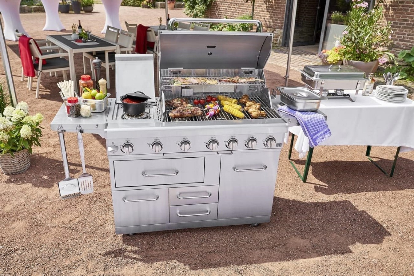 Mr.-Burns-Luxus-Professional-Edelstahl-BBQ-Grill-Propan-Gas-7-Brenner-Seitenbrenner-Infrarot-Backburner-5