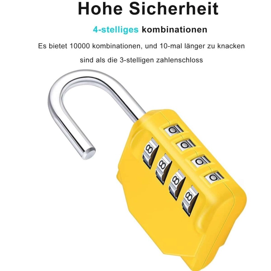 ENIGMA-Vorhaengeschloss-4-stelliges-Zahlenschloss-Zahlencode-aenderbar-shock-Edition-gelb-2