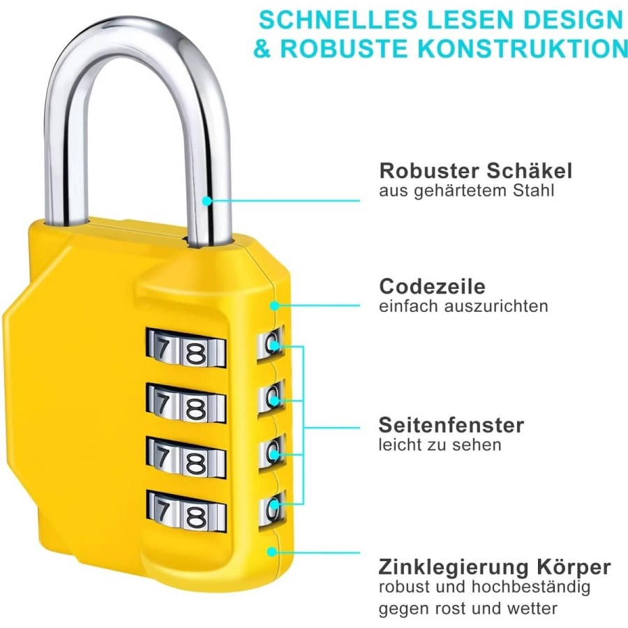 ENIGMA-Vorhaengeschloss-4-stelliges-Zahlenschloss-Zahlencode-aenderbar-shock-Edition-gelb-3