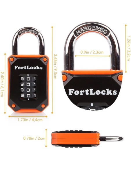 FortLocks-Vorhaengeschloss-4-stelliges-Zahlenschloss-Zahlencode-veraenderbar-orange