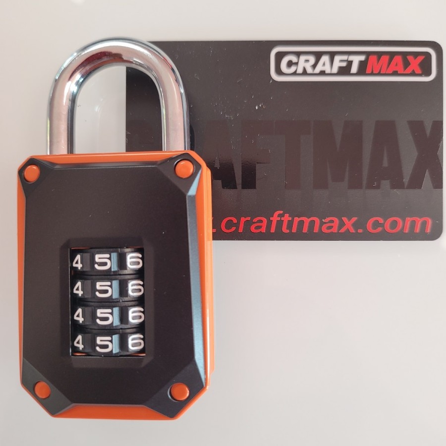 FortLocks-Vorhaengeschloss-4-stelliges-Zahlenschloss-Zahlencode-aenderbar-orange-2