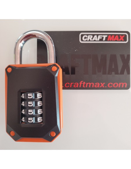 FortLocks-Vorhaengeschloss-4-stelliges-Zahlenschloss-Zahlencode-aenderbar-orange-2