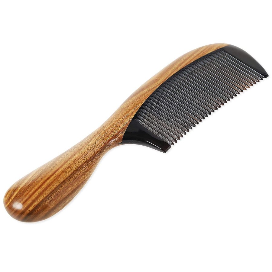 Dr.Beauty-handgefertigter-Haarkamm-natuerlichem-gruenem-Sandelholz-feine-Zaehnen-Bueffelhorn-6