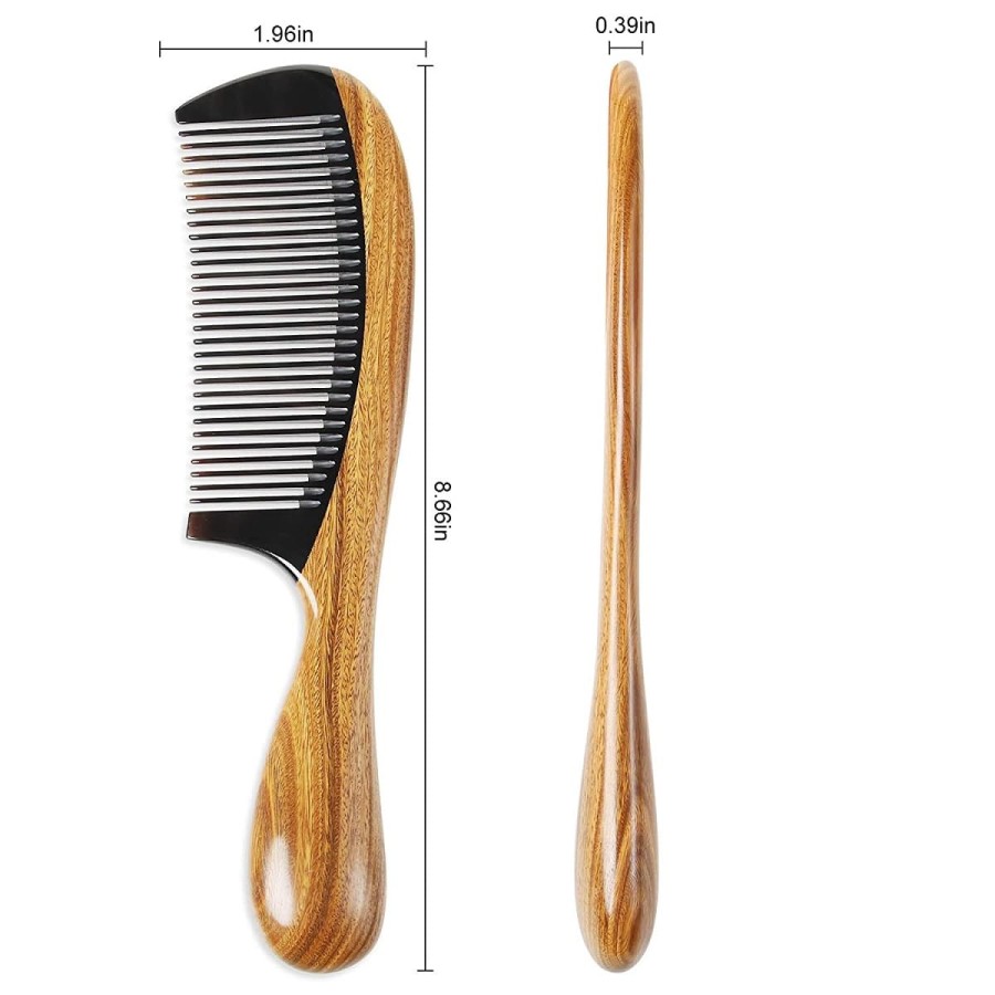 Dr.Beauty-handgefertigter-Haarkamm-natuerlichem-gruenem-Sandelholz-feine-Zaehnen-Bueffelhorn-4