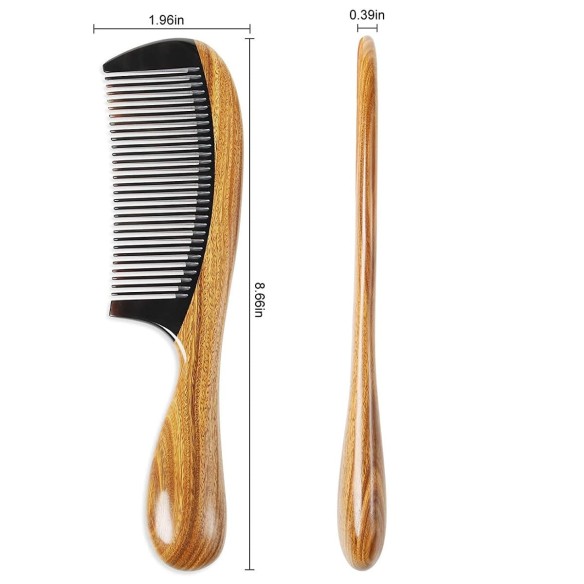 Dr.Beauty-handgefertigter-Haarkamm-natuerlichem-gruenem-Sandelholz-feine-Zaehnen-Bueffelhorn-4