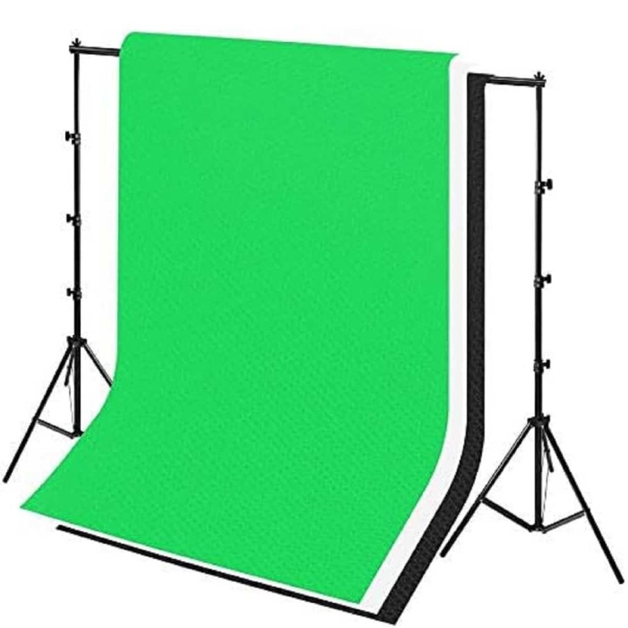 Fotostudio-Hintergrundsystem-fuer-Produktfotografie-Portrait-Videoaufnahme-Leinwand-Hintergrund-Set-1