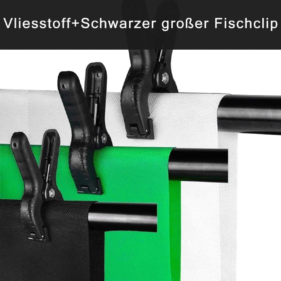 Fotostudio-Hintergrundsystem-fuer-Produktfotografie-Portrait-Videoaufnahme-Leinwand-Hintergrund-Set-3