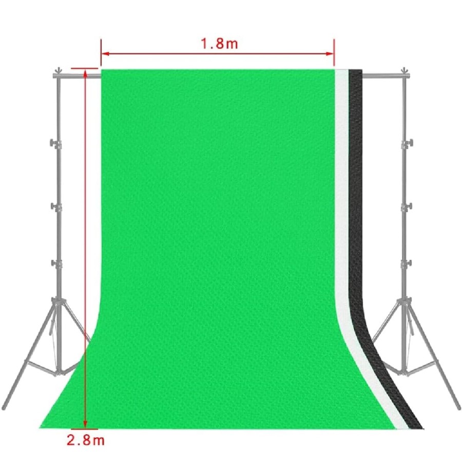 Fotostudio-Hintergrundsystem-fuer-Produktfotografie-Portrait-Videoaufnahme-Leinwand-Hintergrund-Set-6
