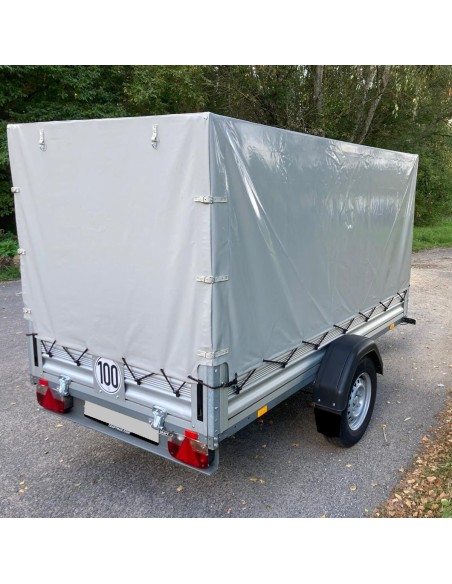 PVC-Hochplane-Gestell-2.51x1.28m-Hoehe-1.25m-mit-Gummigurt-fuer-Kastenanhaenger-V-Serie-FT-SyStema-3