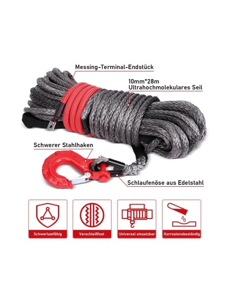 UHMWPE-Synthetik-Kunststoff-Seil-10mm-28m-9.299kg-20.500lbs-Anhaengerseil-fuer-Fahrzeugwinde-5