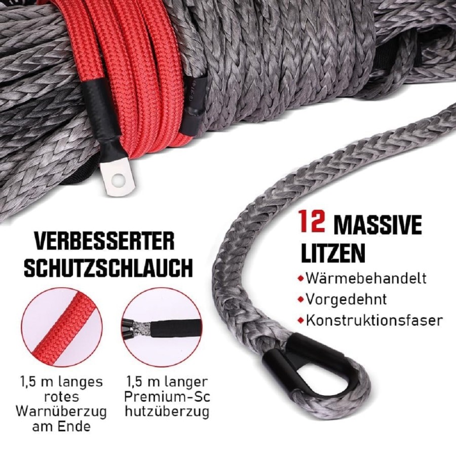 UHMWPE-Synthetik-Kunststoff-Seil-10mm-28m-9.299kg-20.500lbs-Anhaengerseil-fuer-Fahrzeugwinde-11
