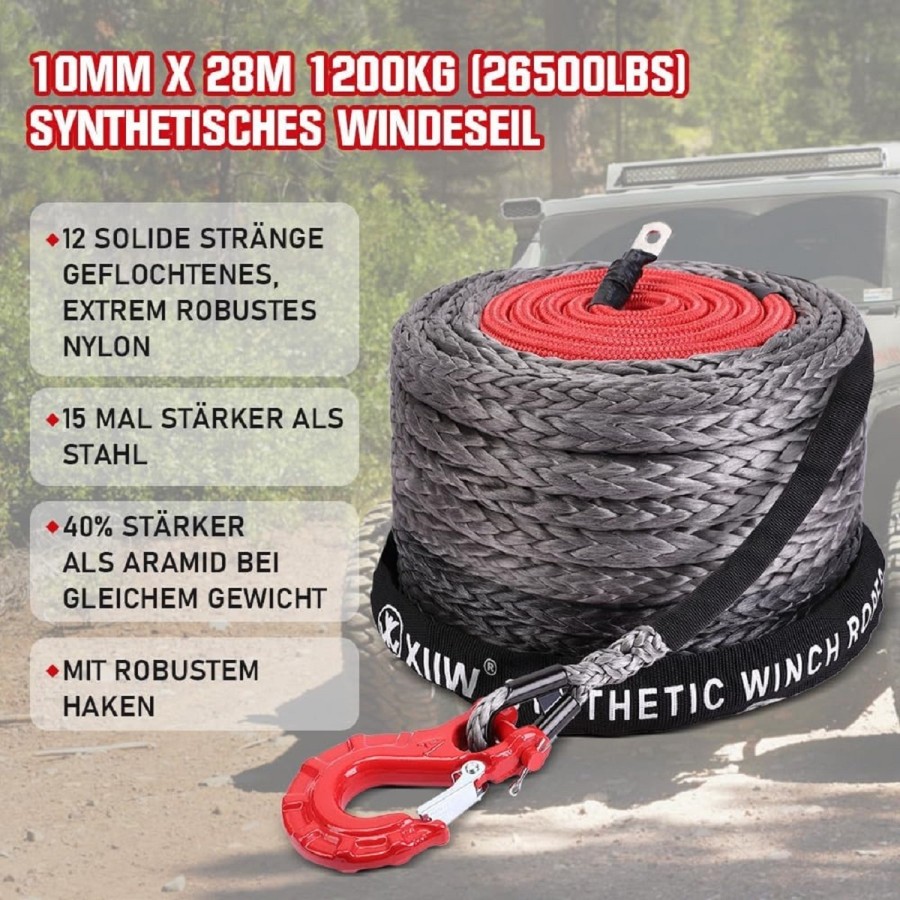 UHMWPE-Synthetik-Kunststoff-Seil-10mm-28m-9.299kg-20.500lbs-Anhaengerseil-fuer-Fahrzeugwinde-6