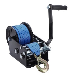 CRAFTMAX-Gurtwinde-mechanisch-1.365kg-3.000Ibs-Zuglast-10m-Polyester-Seilzug-1
