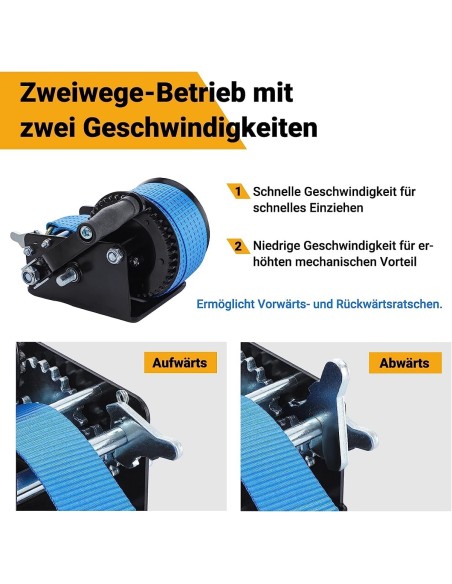CRAFTMAX-Gurtwinde-mechanisch-1.365kg-3.000Ibs-Zuglast-10m-Polyester-Seilzug-3