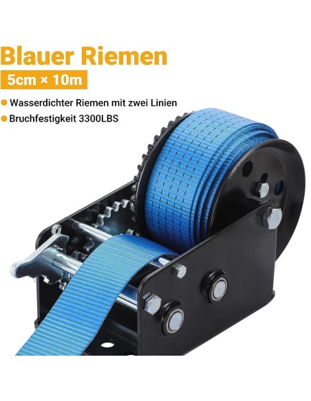 CRAFTMAX-Gurtwinde-mechanisch-1.365kg-3.000Ibs-Zuglast-10m-Polyester-Seilzug-5