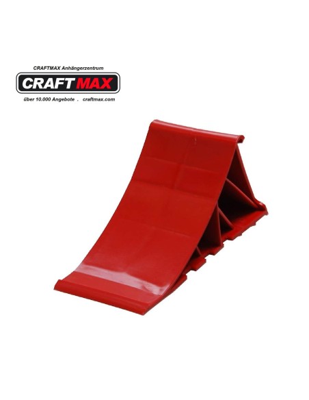 CRAFTMAX-Anhaenger-Bremsklotz-Unterlegkeil-rot