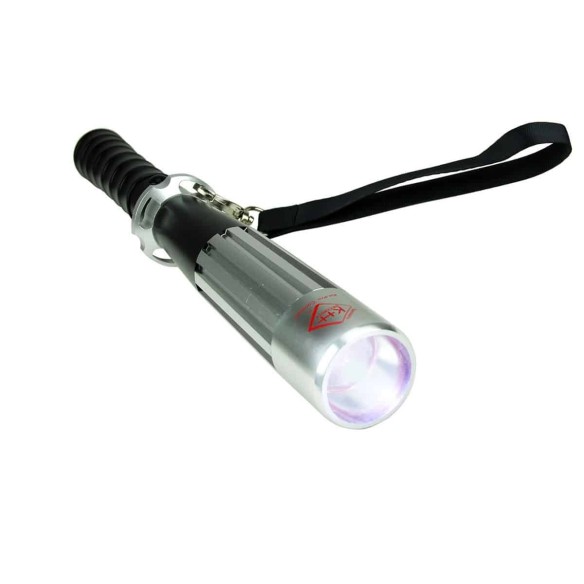 CRAFTMAX-Schlagstock-Hochleistungs-LED-Stab-Taschenlampe-Stroboskoplicht-und-rotem-Warnlicht