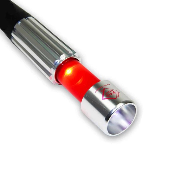 CRAFTMAX-Schlagstock-Hochleistungs-LED-Stab-Taschenlampe-Stroboskoplicht-und-rotes-Warnlicht