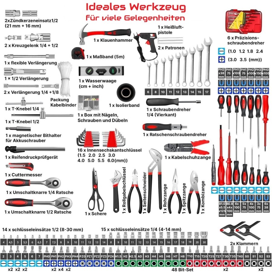 CRAFTMAX-1000-teiliges-Werkzeug-Set-im-ALU-Werkzeugkoffer-Trolley-8