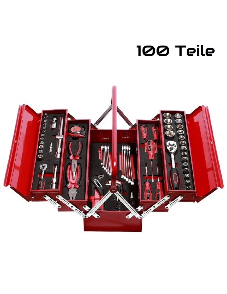 Metall-Werkzeugkoffer_inkl._100-teiliges_Werkzeug-Set_rot-1