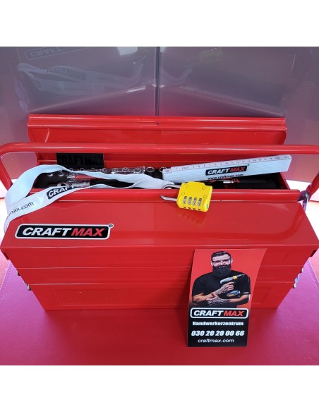 CRAFTMAX-Metall-Werkzeugkoffer_100-teiliges_Werkzeug-Set_rot