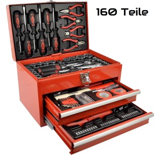 CRAFTMAX-160tlg.-Metall-Werkzeugbox-mit-Schubfaecher-Werkzeug-Akkuschrauber-1
