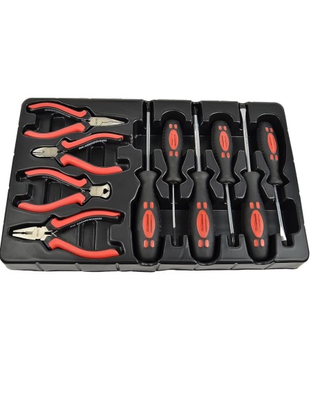 CRAFTMAX-160tlg.-Metall-Werkzeugbox-mit-Schubfaecher-Werkzeug-Akkuschrauber-4