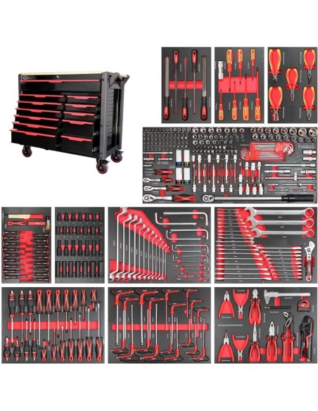 CRAFTMAX-Premium-Werkstattwagen-12-Schubfaecher-mit-hochwertigem-Werkzeug-1