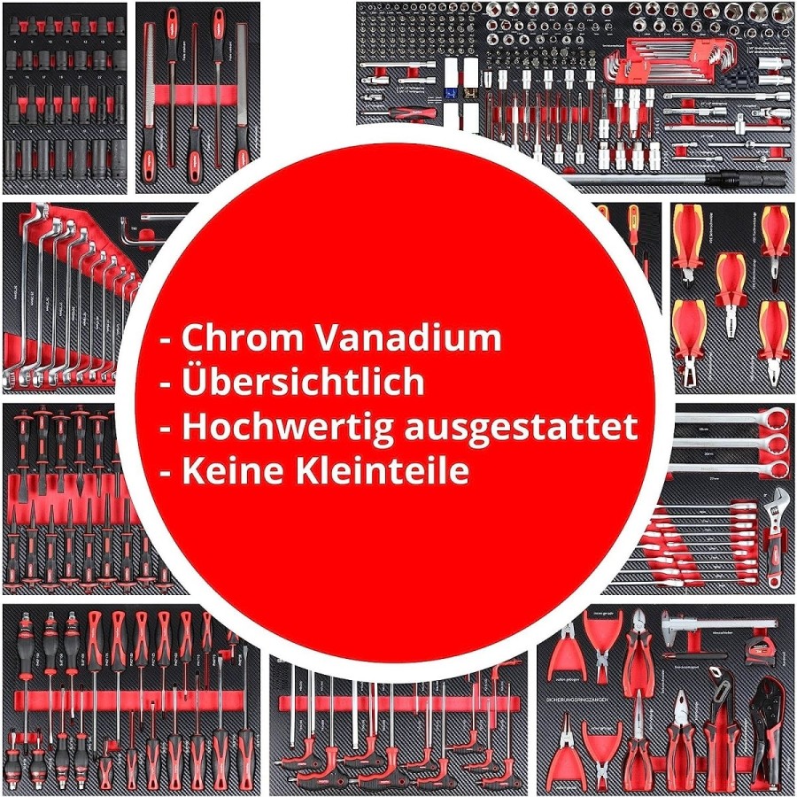 CRAFTMAX-Premium-Werkstattwagen-12-Schubfaecher-mit-hochwertigem-Werkzeug-3