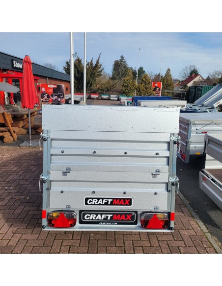 CRAFTMAX-V-Serie-750kg-Kastenanhaenger-inkl.-Bordwandaufsatz-u.-Deckel-2.01×1.08x0-3