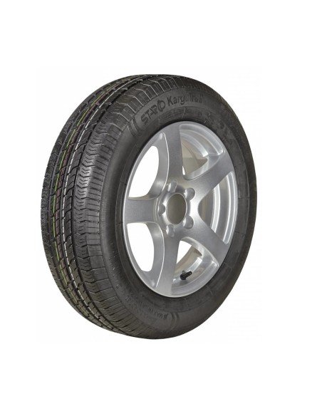 ALU-Komplettrad-195-50-R13-Reifen-Felge-fuer-PKW-Anhaenger-silver-1