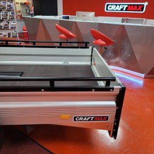 CRAFTMAX-MAXI-1300kg-Kastenanhaenger-H-Gestell-Reling-100Kmh-Einachser-Tieflader-gebremst-3