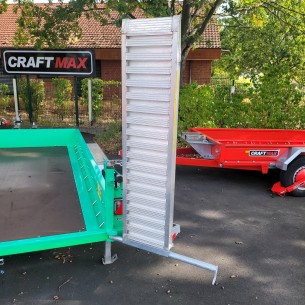 BAUMA-3000-Baumaschinen-Transporter-3.06x1.60x0.30m-Schaufelauflage-2 2