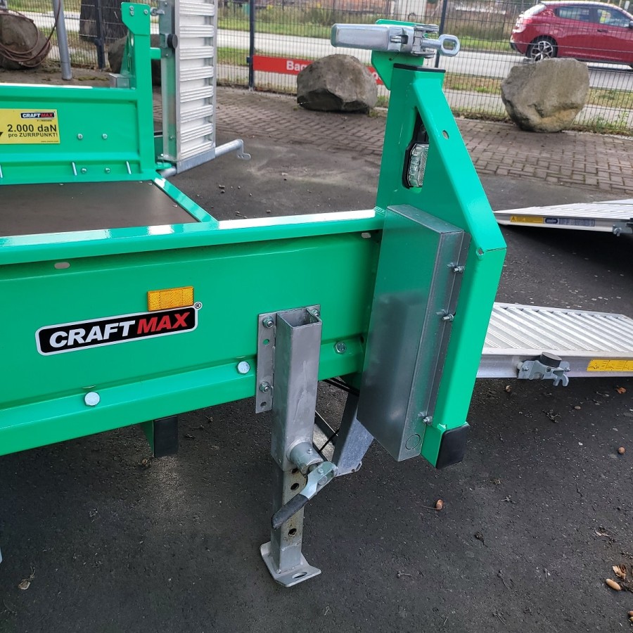 BAUMA-3000kg-Baumaschinen-Transporter-3.06x1.60x0.30m-Schaufelauflage-6