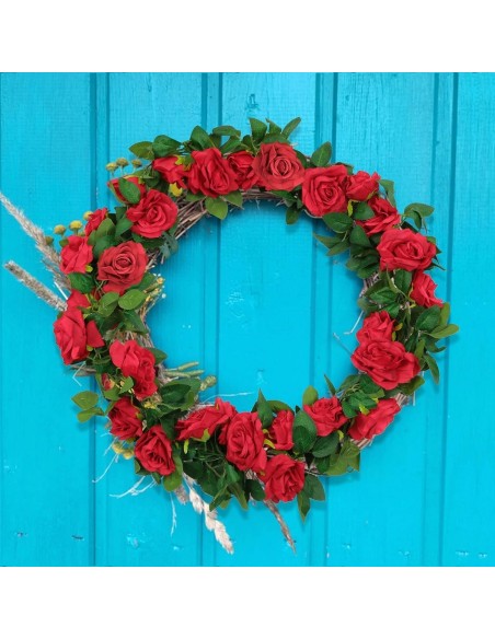Rote-Rosen-Kunstblumen-haengende-Girlande-Deko-fuer-Hochzeit-Tempel-Ritual-6m-5