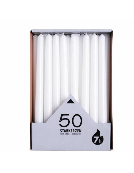 Kerzen-Hoehe-25cm-Durchmesser-ca.-2cm-Farbe-weiss-50-Stueck-Sparpack-1
