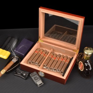 Zigarren-Humidor-mit-Befeuchter-und-Hygrometer-fuer-15-30-Zigarren-1 2