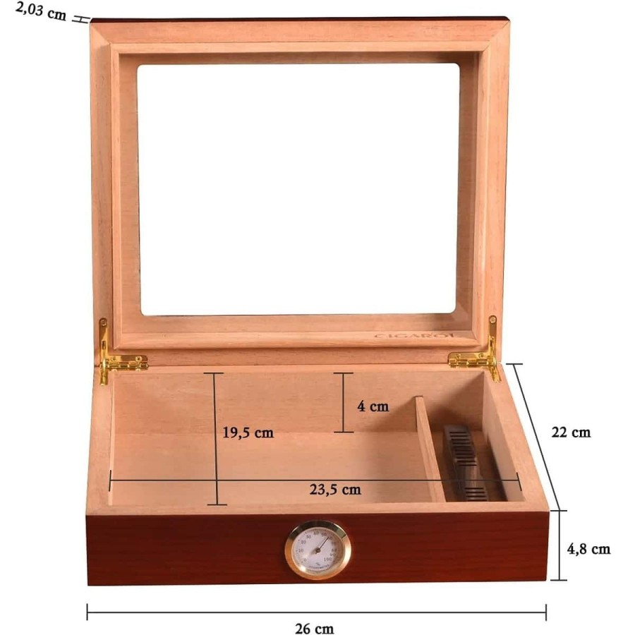 Zigarren-Humidor-mit-Befeuchter-und-Hygrometer-fuer-15-30-Zigarren-6
