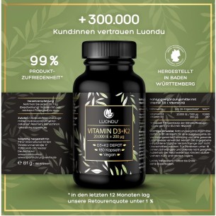 Vitamin-D3-20.000-I.E-Vitamin-K2-MK7-200-mcg-Depot-180-Kapseln-Hochdosiert-Vegan-ohne-Zusaetze-1 2