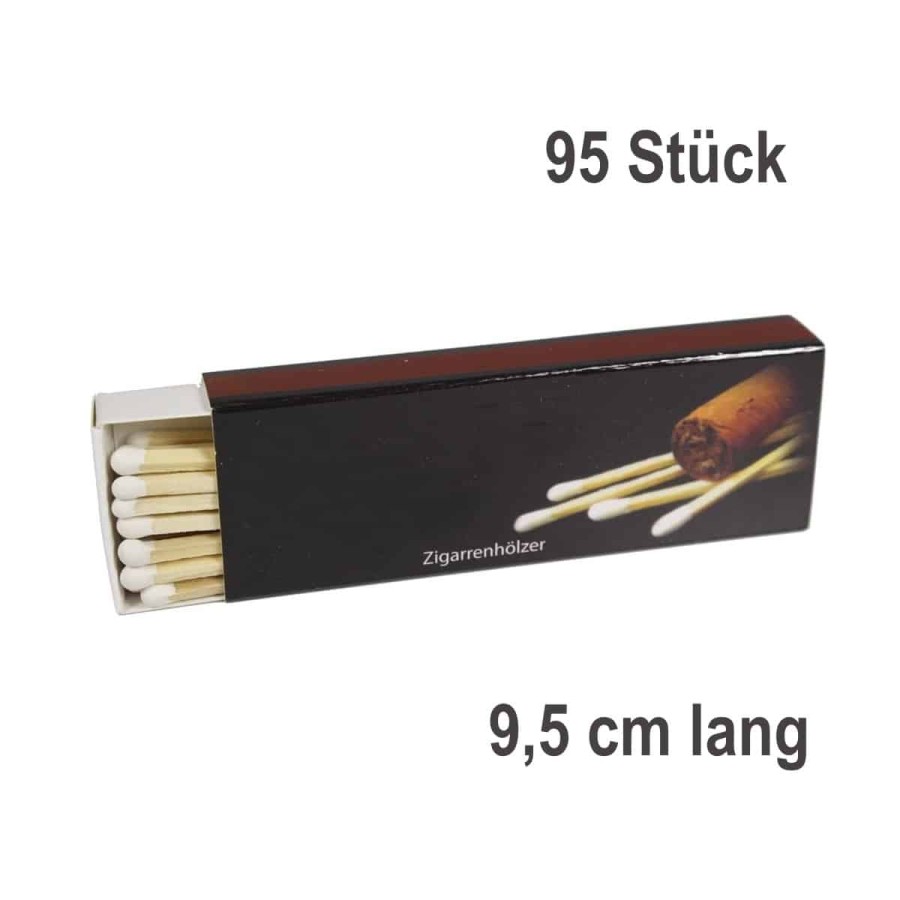 Zigarren-Zuendhoelzer-10cm-lang-stark-mit-langer-Brenndauer