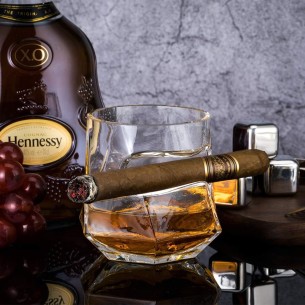 Kristall-Whiskyglaeser-mit-Zigarrenhalter-Eiswuerfel-Eiszange-aus-Edelstahl-1 2