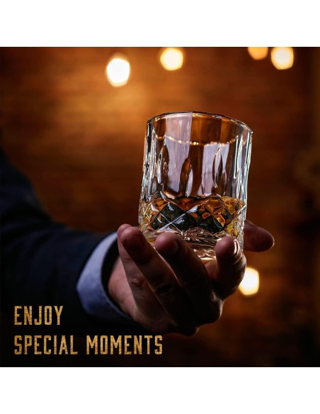 Kristall-Whiskyglaeser-mit-Untersetzer-Eiswuerfel-Eiszange-aus-Edelstahl-Geschenkset-Holzkiste-4
