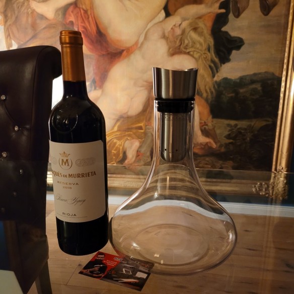 Wein-Dekanter-Karaffe-mit-Filter-und-Ausgiesser